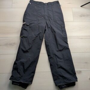 Ride Snowboard Mtn Dry Snow Pants Mens XL Black Cargo Adjustable Waterproof